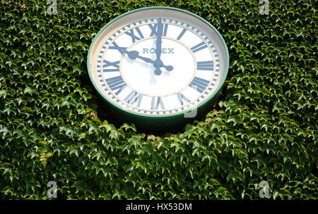 Rolex clock england tennis club hi res stock photography and