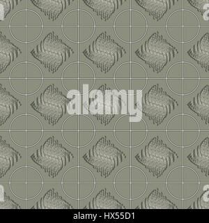 Vector pattern geometries, deformed square,patterns for textiles,soft gray color Stock Vector
