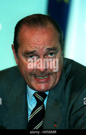 JACQUES CHIRAC PRESIDENT OF FRANCE 20 May 1998 Stock Photo