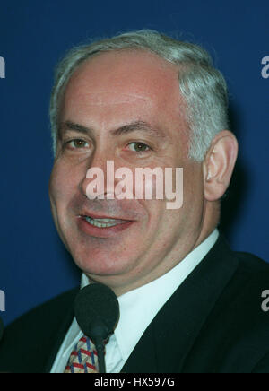BENJAMIN NETANYAHO PRIME MINISTER OF ISRAEL 18 November 1997 Stock Photo
