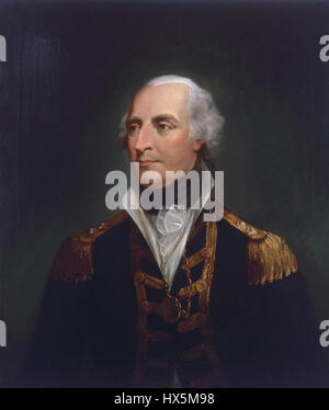 Vice Admiral Sir Roger Curtis (1746 1816), by British school of the 18th century Stock Photo