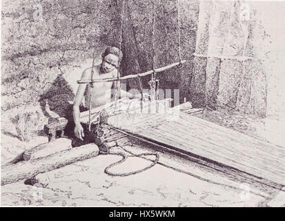 Mogadishu weaver 1882 Stock Photo