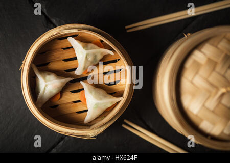 Dim Sum dumplings. Chinese traditional food Stock Photo