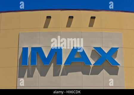 Indianapolis - Circa June 2016: IMAX Movie Theater Logo and Signage ...