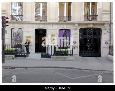 Elie Saab high-end designer haute couture house in Paris, France in August 2015. Stock Photo