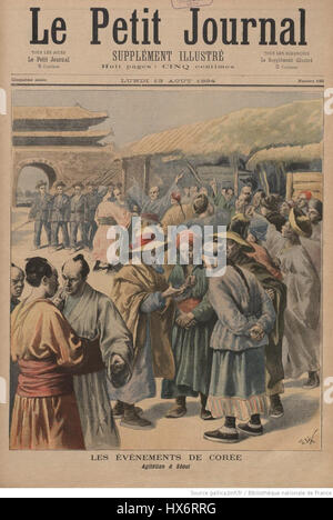 Sino Japan War Le Petit Journal 1894 Stock Photo