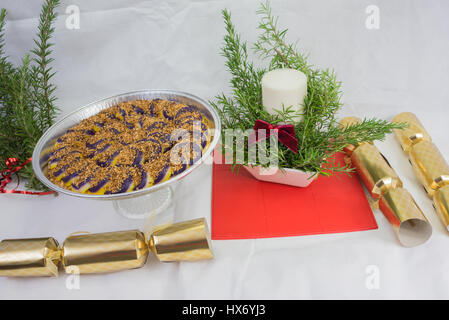 Filipino purple yam sweets Stock Photo