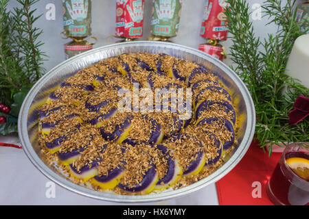 Filipino purple yam sweets Stock Photo