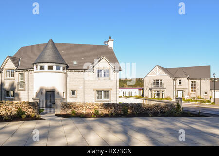 Aberdeen new housing development, Aberdeen, Scotland Stock Photo