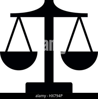 Balance icon illustrated on a white background in vector Stock Vector