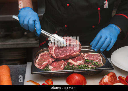 beef meat steaks Stock Photo