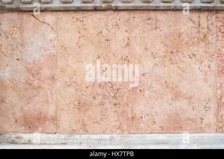 Veronese limestone plates. Red marble background Stock Photo