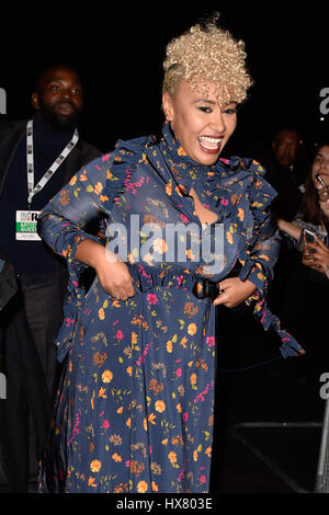 Celebs attend the Universal Music label hosts annual party following the BRIT Awards.  Featuring: Emile Sande Where: London, United Kingdom When: 22 Feb 2017 Stock Photo