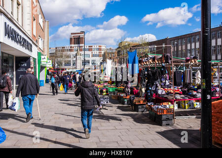 Lewisham Town Centre in the South East of London, England, U.K. Stock Photo