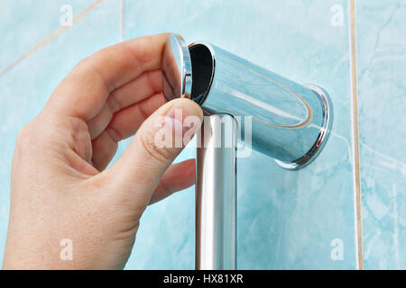 Slide rail shower hi-res stock photography and images - Alamy