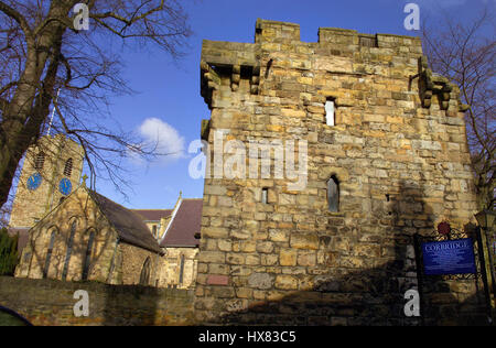 Vicar's Pele Tower, Corbridge Stock Photo