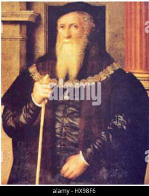 Portrait of Sir Anthony Wingfield Stock Photo