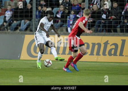 Stade Josy Barthel, Luxemburg City, Luxemburg; World Cup 2018 qualifying football, Luxemburg versus France; Djibril Sibidé, France. 25th Mar, 2017. in action Credit: Laurent Lairys/Agence Locevaphotos/Alamy Live News Stock Photo