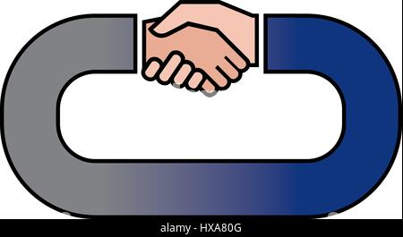 Business Handshake. Vector Illustration. Stock Vector
