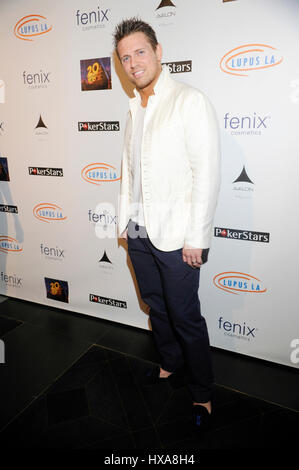 Mike 'The Miz' Mizanin attends the Stars Get Lucky For Lupus: 6th Annual Poker Tournament at Avalon on September 18, 2014 in Hollywood, California. Stock Photo