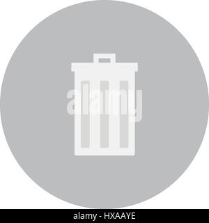 Street trash icon. Stock Vector