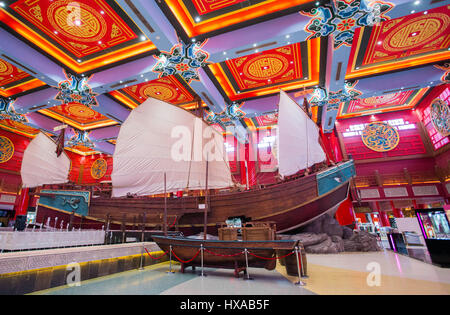 A day at Ibn Battuta Mall in Dubai, UAE. Stock Photo