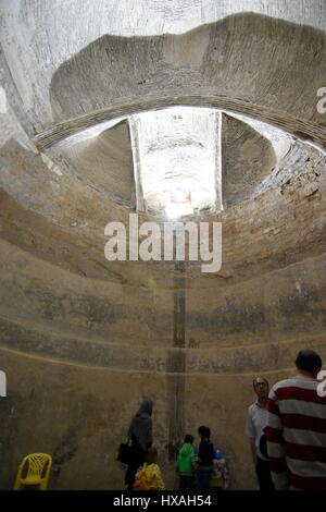 Noushabad and ancient underground city, Aran va Bidol, Kashan, Esfahan, Iran, March 23, 2017,  is considered one of the masterpieces of ancient archit Stock Photo