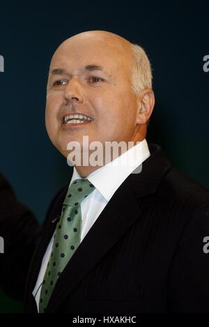 IAIN DUNCAN SMITH MP CHAIR SOCIAL JUSTICE POLICY 02 October 2006 BICC BOURNEMOUTH ENGLAND Stock Photo