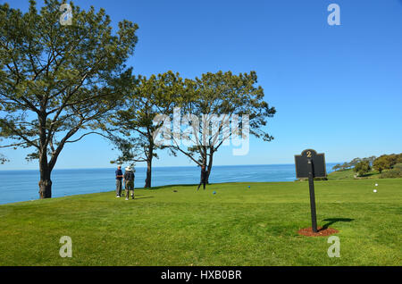 Famous San Diego Area Public Golf Course Stock Photo