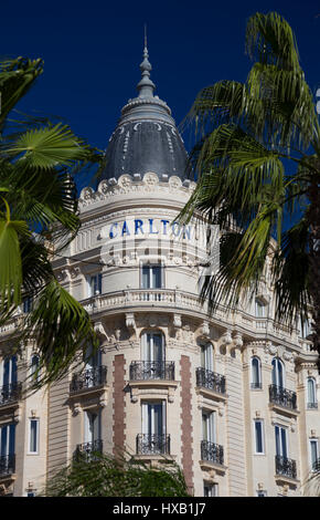 Intercontinental Carlton Hotel, Cannes, France Stock Photo