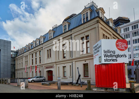 Welington Museum, Museum of Wellington City and Sea, Wellington, New Zealand Stock Photo