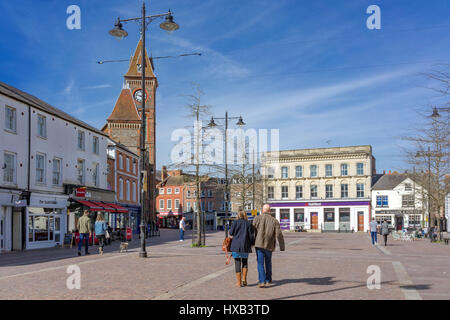 Newbury town centre in Berkshire Stock Photo