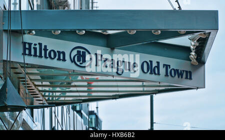 Hilton, Prague Old Town, hotel Prague, Czech Republic Stock Photo - Alamy