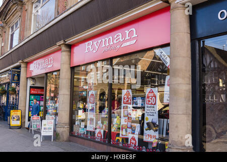 Rymans stationery outlet the company established in 1893 has 220 stores around the UK Stock Photo