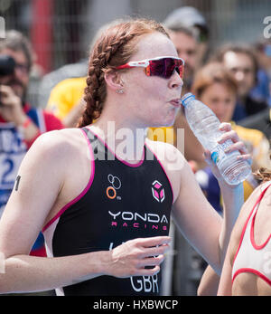 Team GB triathlete - Lucy Hall Stock Photo