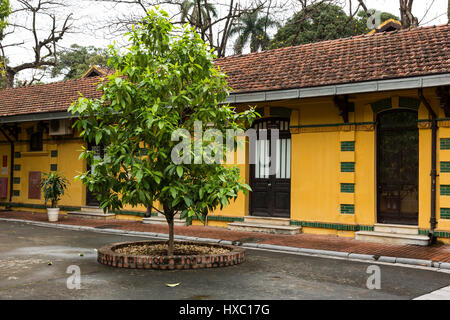 When Vietnam achieved independence in 1954, Ho Chi Minh lived within the compound before his small wooden cottage on stilts was built. The grounds  we Stock Photo