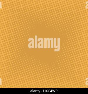 Yellow abstract background with half tone effects. Dots texture with place for text, vector illustration. Stock Vector