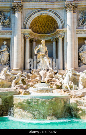 Trevi Fountain, Fontana di Trevi, landmark, Rome, Lazio, Italy Stock Photo