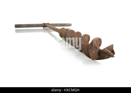 Old auger, Old wood of drill |, Alter Holzbohrer |Old wood drills| Stock Photo