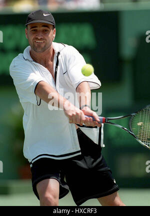 ANDRE AGASSI USA 18 April 1996 Stock Photo