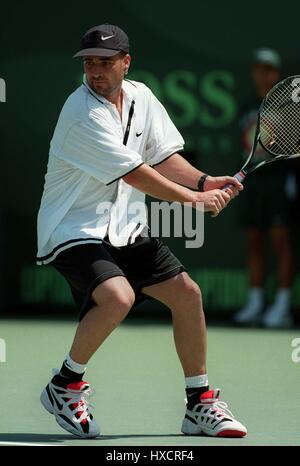 ANDRE AGASSI USA 18 April 1996 Stock Photo