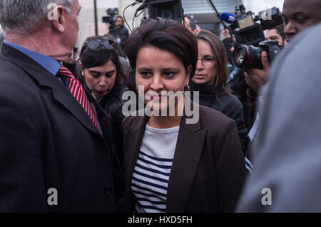 Paris, France. 27th Mar, 2017. Tribute to Henri Emmanueli - 27/03/2017 - France/Ile-de-France (region)/Paris - Tribute to Henri Emmanueli at the headquarters of the Socialist Party in the presence of Benoit Hamon, J.C. Cambadelis, Jean Marc Ayrault, Najat Vallaud Belkacem, Stephane Le Foll,  Credit: Le Pictorium/Alamy Live News Stock Photo