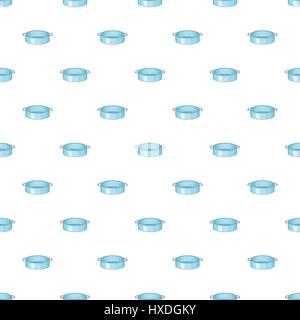 Pan pattern, cartoon style Stock Vector