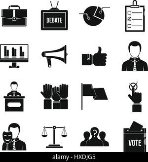Political speaker icon, simple style Stock Vector Image & Art - Alamy