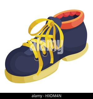 Bike sneaker icon, isometric style Stock Vector