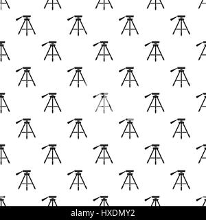 Tripod pattern, simple style Stock Vector