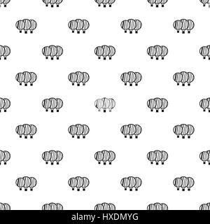 Magnified lenses pattern, simple style Stock Vector