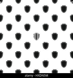 Shield pattern, simple style Stock Vector
