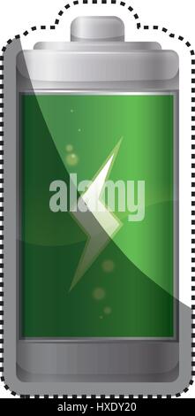 Eletric battery rechargeable Stock Vector