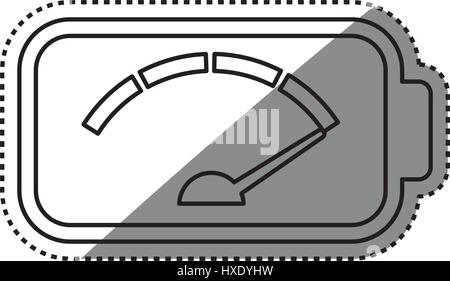 Eletric battery rechargeable Stock Vector